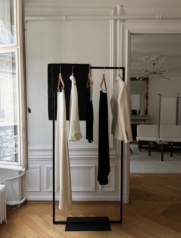 Curated outfits at home